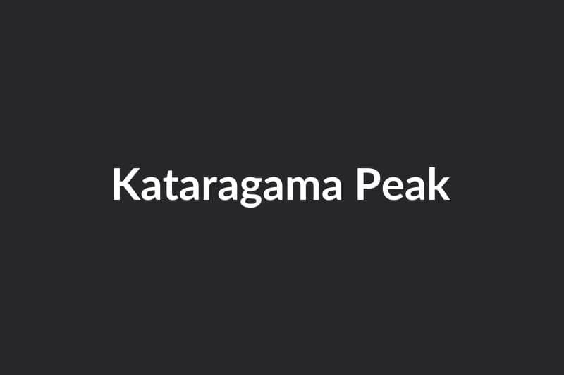 Kataragama Peak
